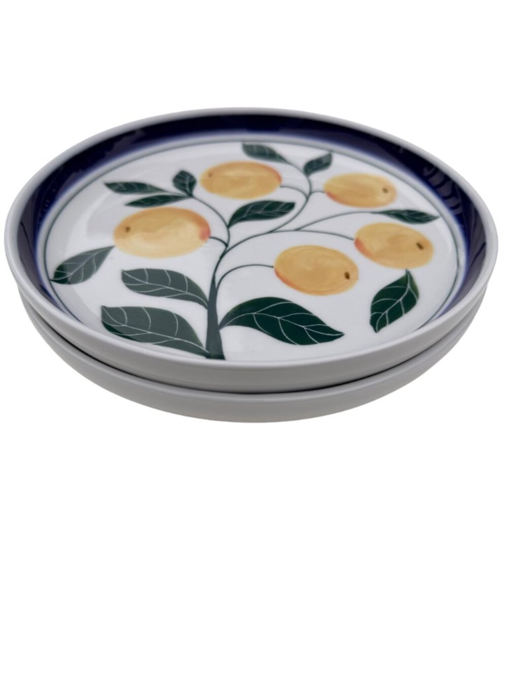 Dansk Berries Series Peach Salad Plate 8" Discontinued Pattern Philippines X 2 - Picture 4 of 16